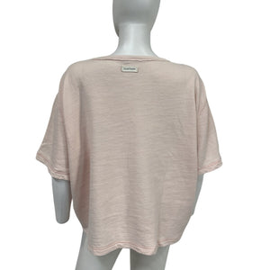 Favorite Daughter Relaxed Pink After Work Crop Top Size XL