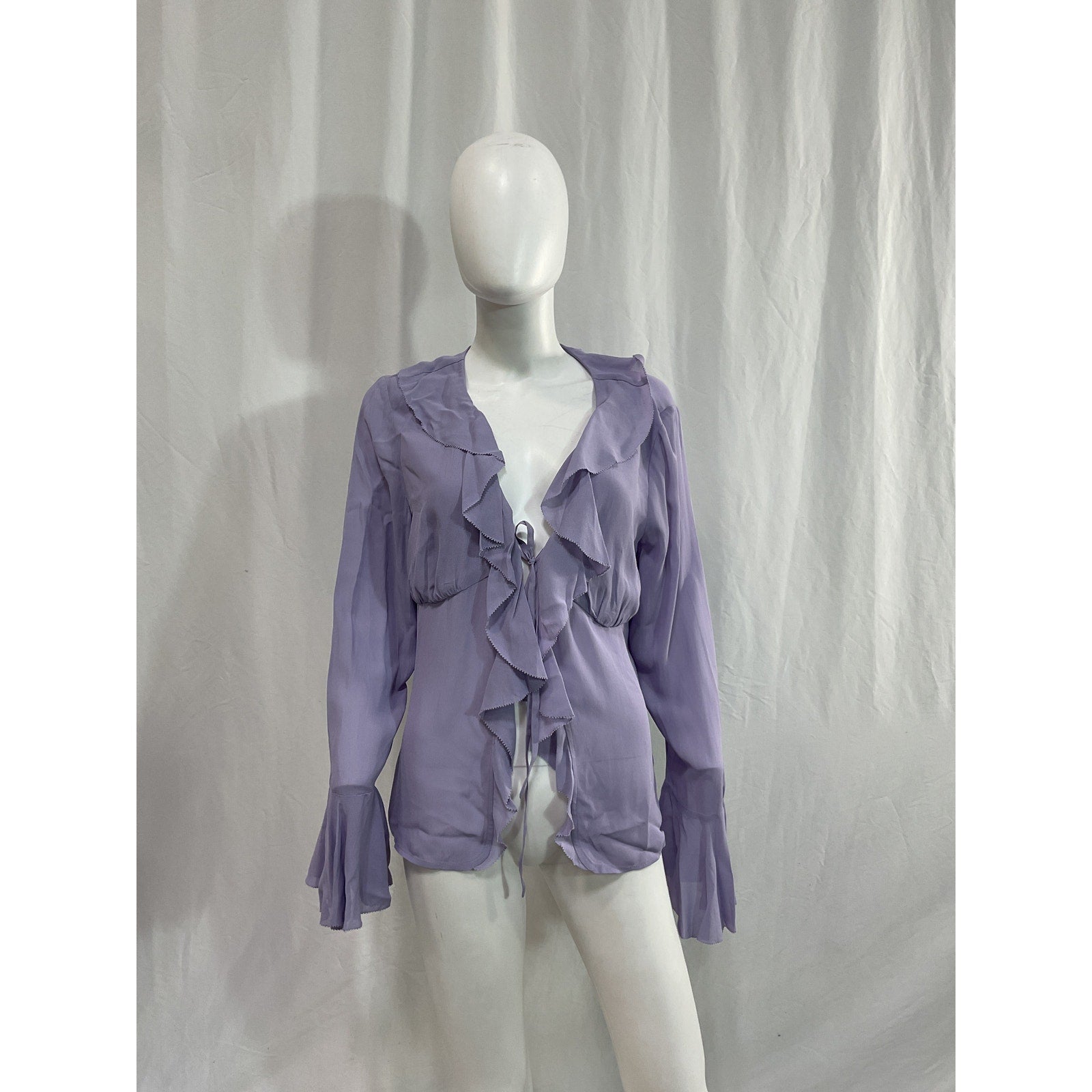 Reformation 'Lissy' Purple Top Size XL