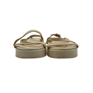 Ancient Greek Sandals Strappy Beige Silia Sandals Size 37 EU / US 7