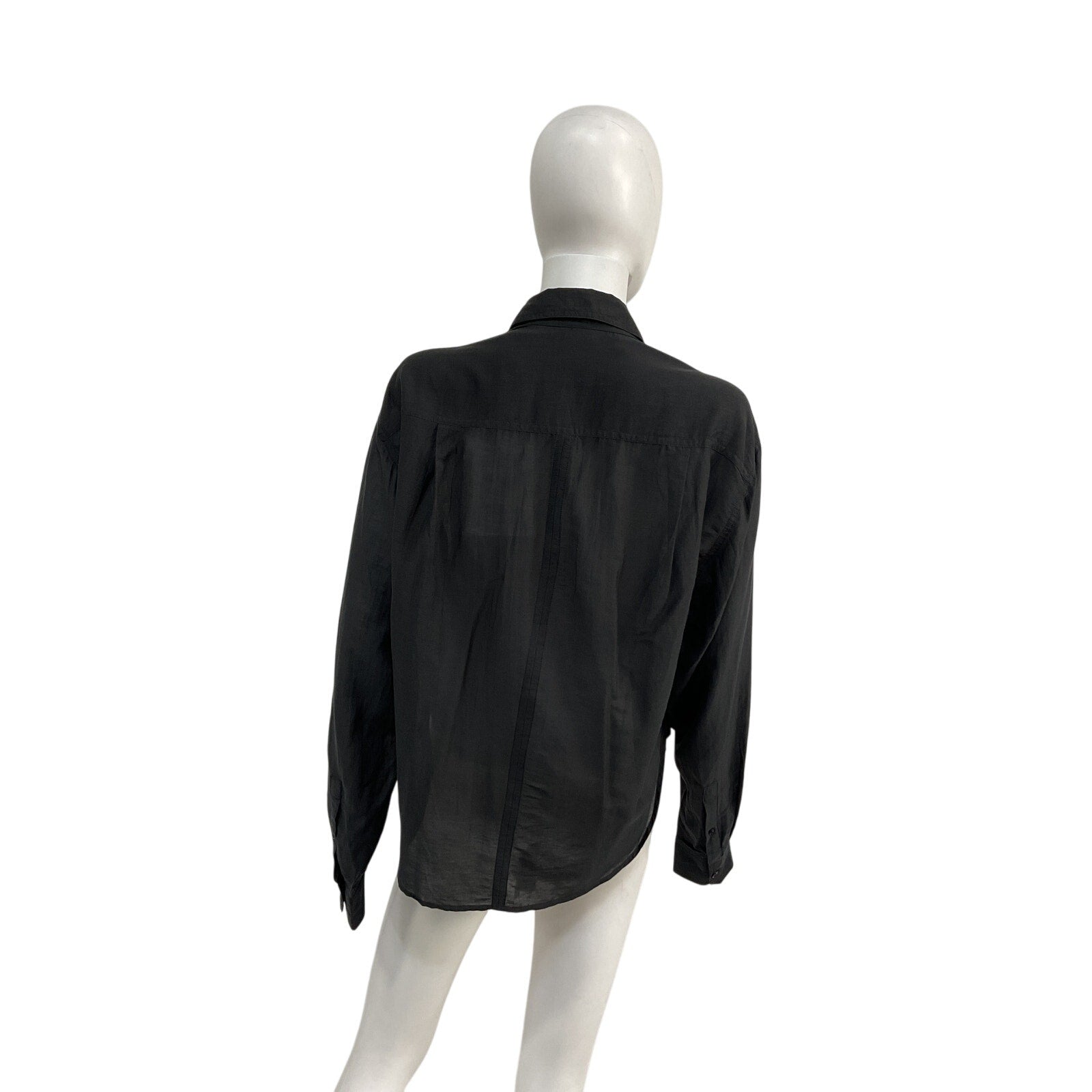 Isabel Marant �toile 'Nath' Black Cotton Cotton Utility Shirt Size 36 - NWT