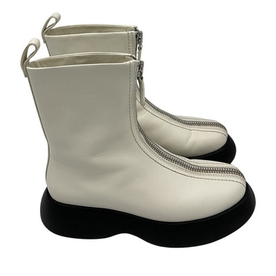 3.1 Phillip Lim Sleek Off White Mercer Ankle Boots Size 37 EU / 7 US