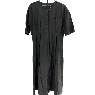 Jenni Kayne Linen Black Day Shirtdress Size XXL