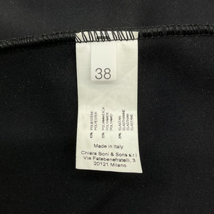 Chiara Boni Velvet Black Takara Dress Size IT 38 / US 2