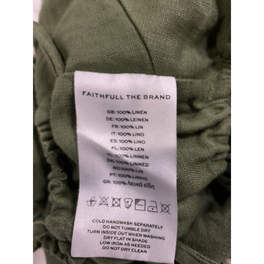 Faithfull The Brand 'Chianti' Green Top Size M
