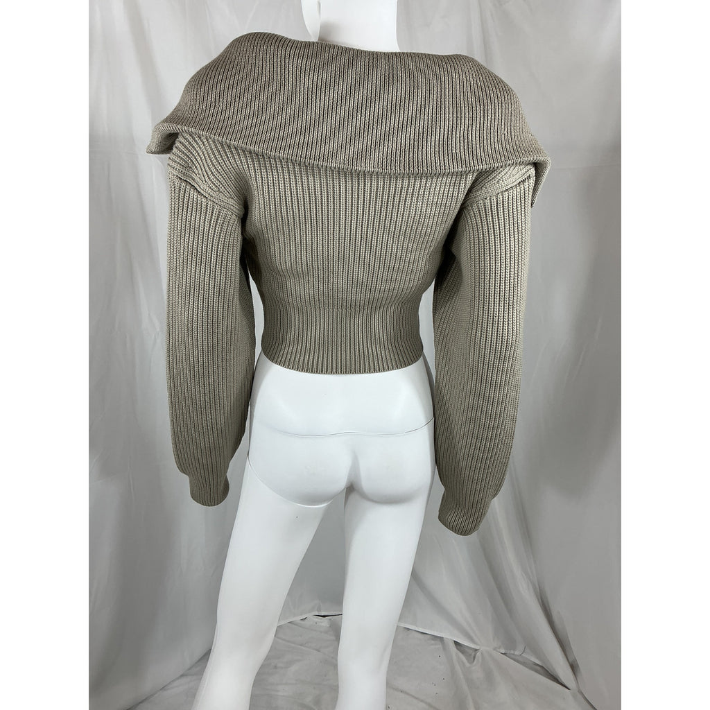 Jacquemus 'La Maille Risoul' Tan Wool Sweater Size 34 - NWT
