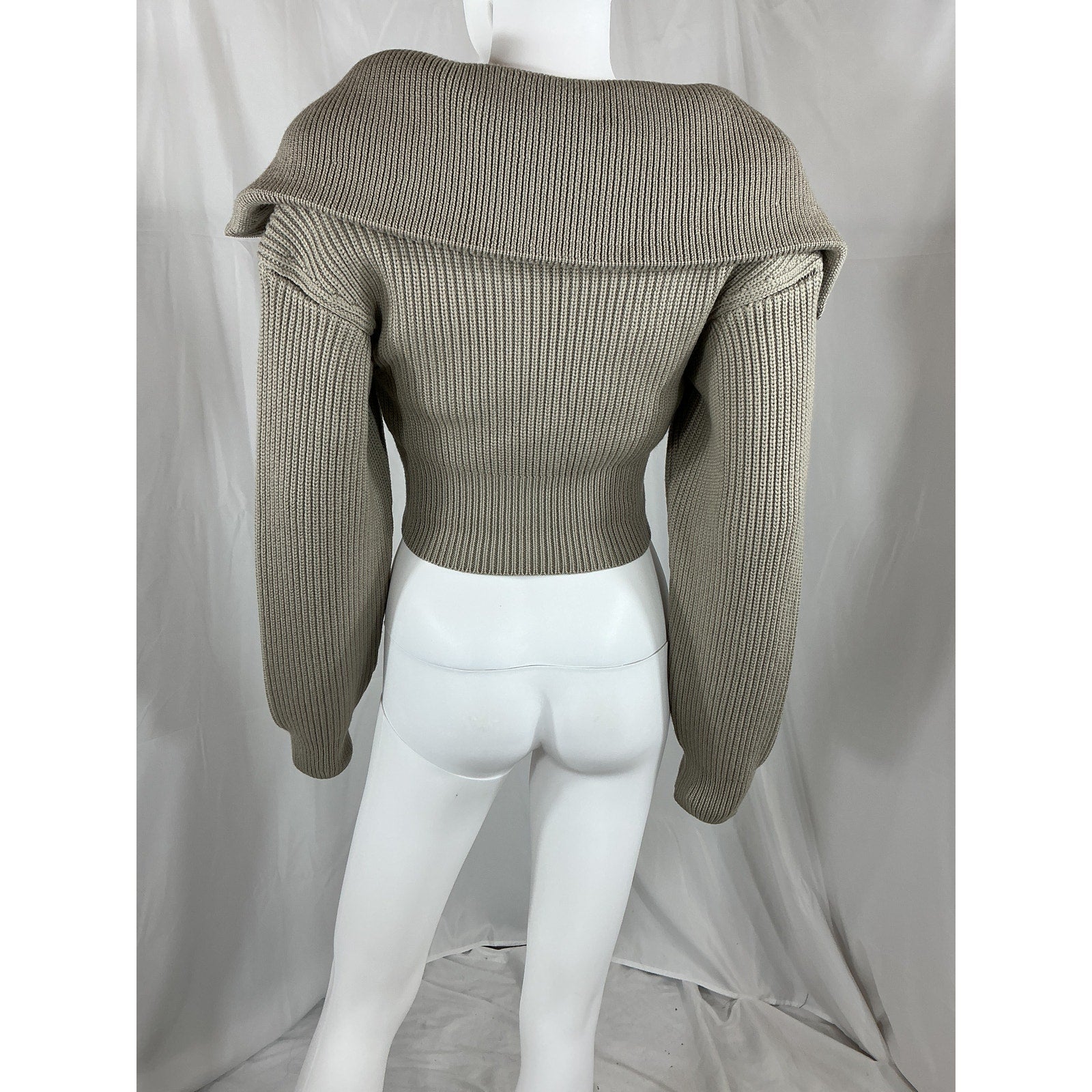 Jacquemus 'La Maille Risoul' Tan Wool Sweater Size 34 - NWT