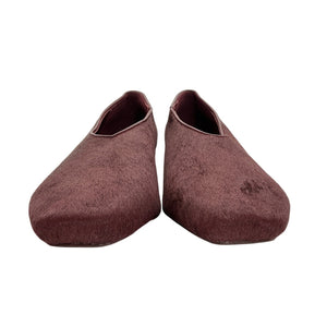 St. Agni Textured Burgundy Glove Heels Size 40 EU / US 10
