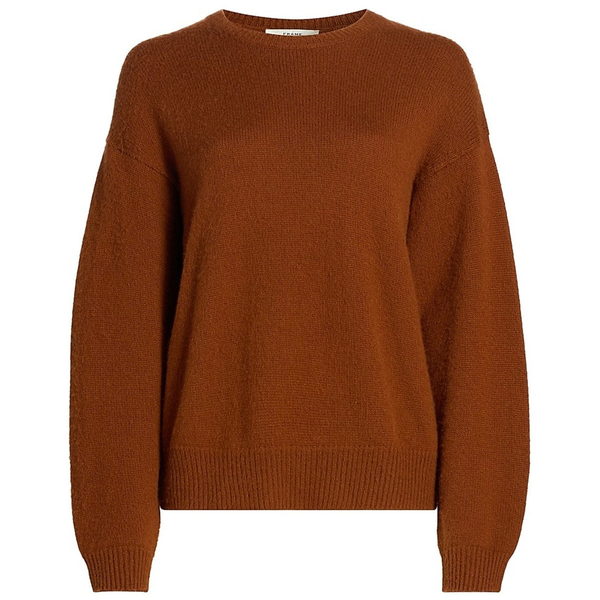 Frame Cashmere Brown Crewneck Sweater Size S