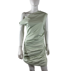 L'Academie Ruched Green Triomphe Dress Size S