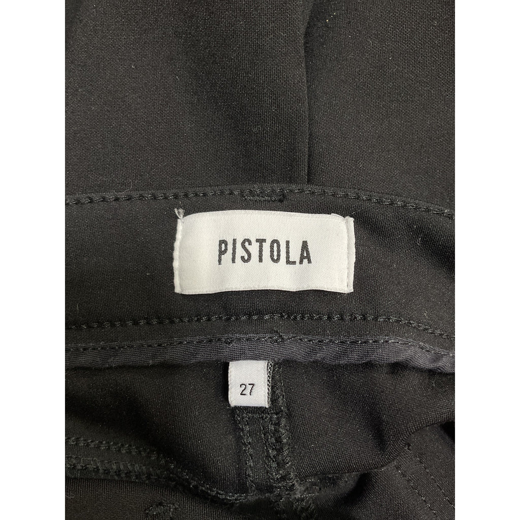 Pistola 'Kendall' Black Rayon High Rise Skinny Scuba Pant Size 27