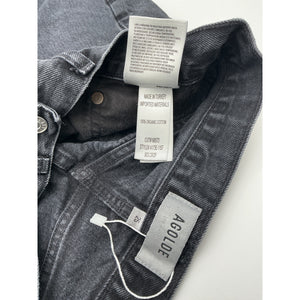 Agolde Vintage Black 90's Crop Denim Jeans Size 25