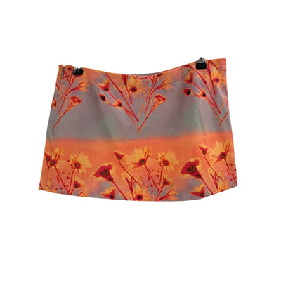 Miaou 'Micro' Grey Nylon Mini Skirt Size S