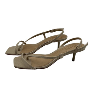 Schutz Chic Oyster Heloise Heeled Sandals Size 8.5