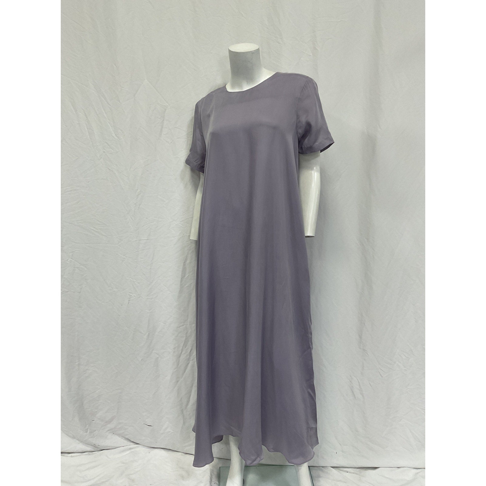 Hatch The 'James' Purple Cupro Dress Size 4