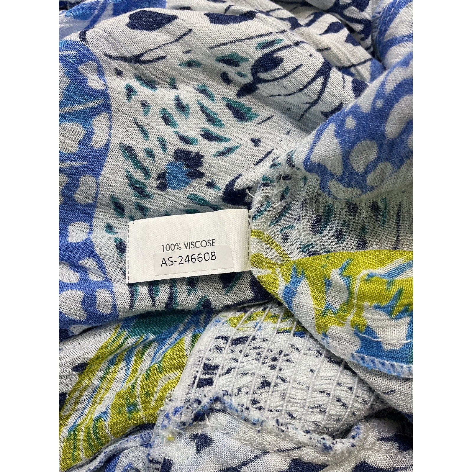 Poupette St Barth 'Ambra' Blue Bandeau Mini Dress Size XS