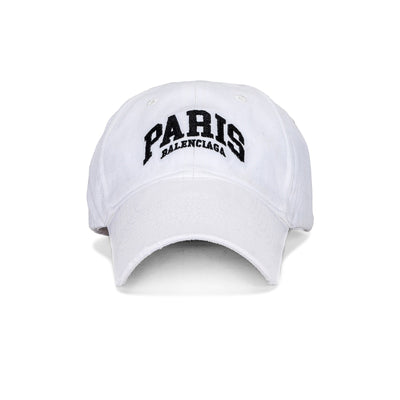 Balenciaga 'Paris' Off White Cap Size S