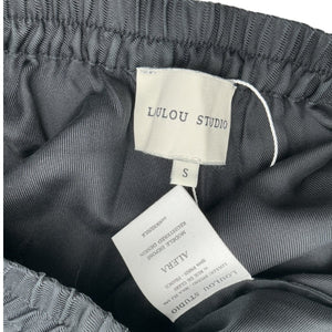 Loulou Studio Relaxed Black Alera Pants Size S