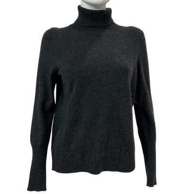 Naadam Cozy Smoke Classic Turtleneck Sweater Size M