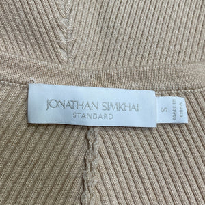 Simkhai Ribbed Dune Viola Cardigan Size S