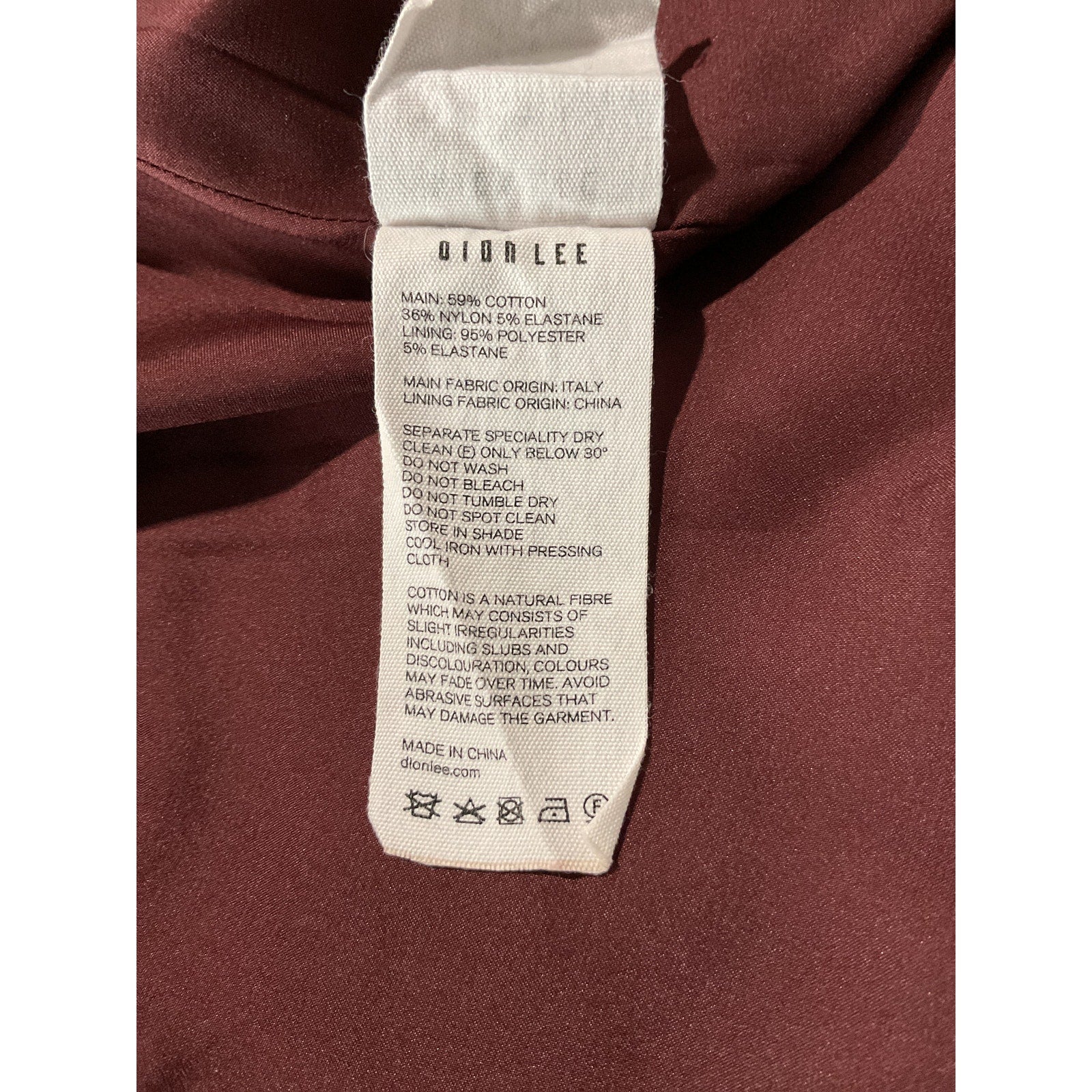 Dion Lee Double Arch Red Cotton Bustier Mini Dress Size 2