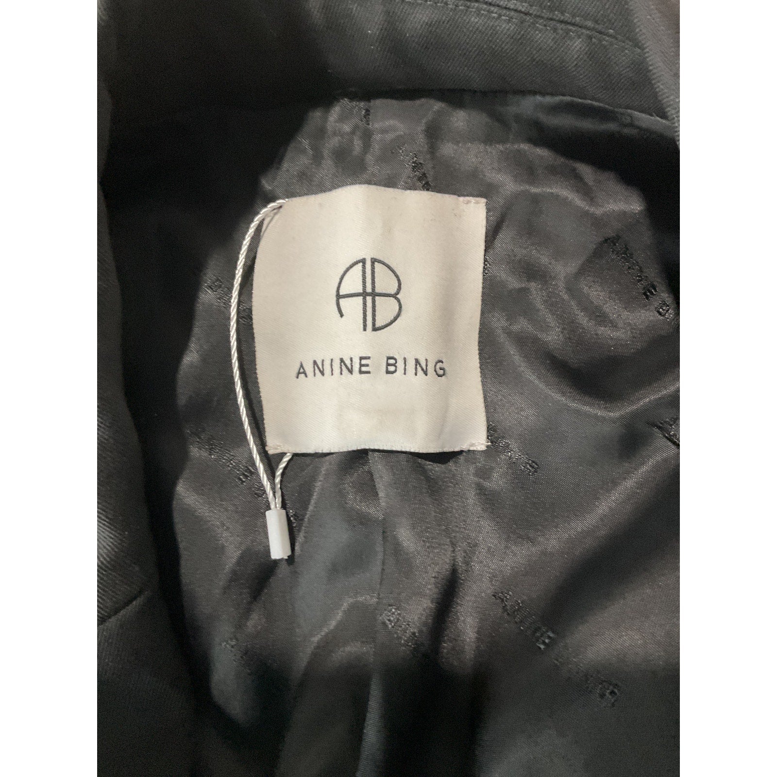 Anine Bing Black Wool Classic Blazer Size XS