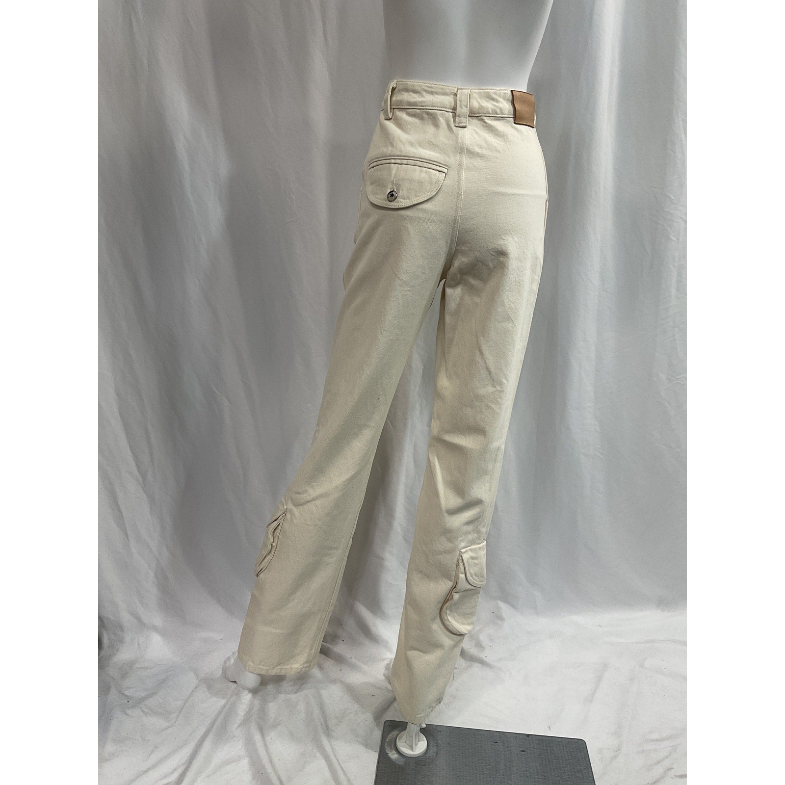 Helsa Straight Leg White Workwear Pants Size XS
