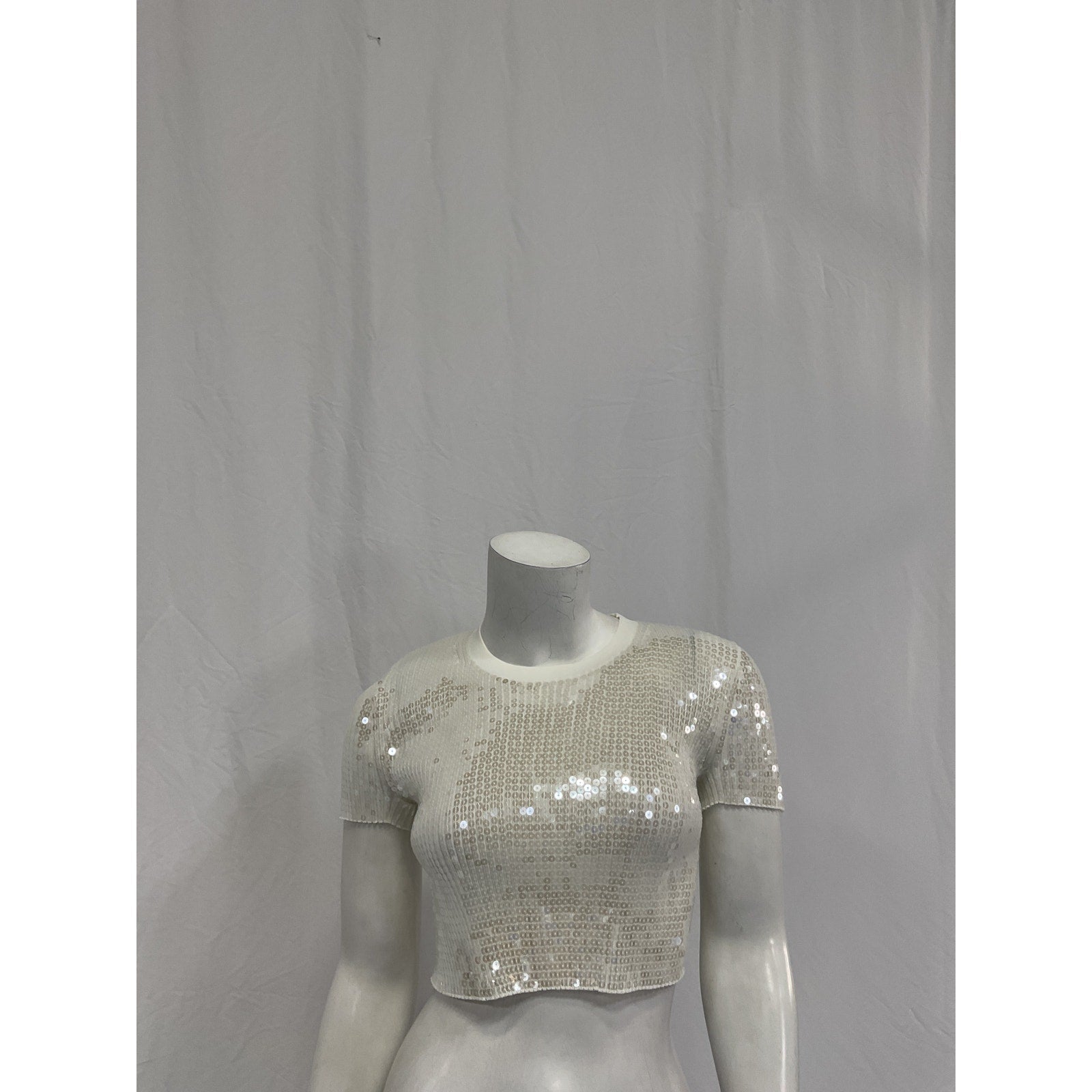 Alexander Wang Ribbed Crewneck Tee Size S
