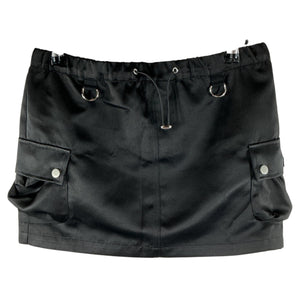Coperni Tailored Black Cargo Mini Skirt Size 34 EU / US 2 NWT