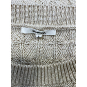 Tularosa 'Hannah' Beige Polyester Sweater Size S