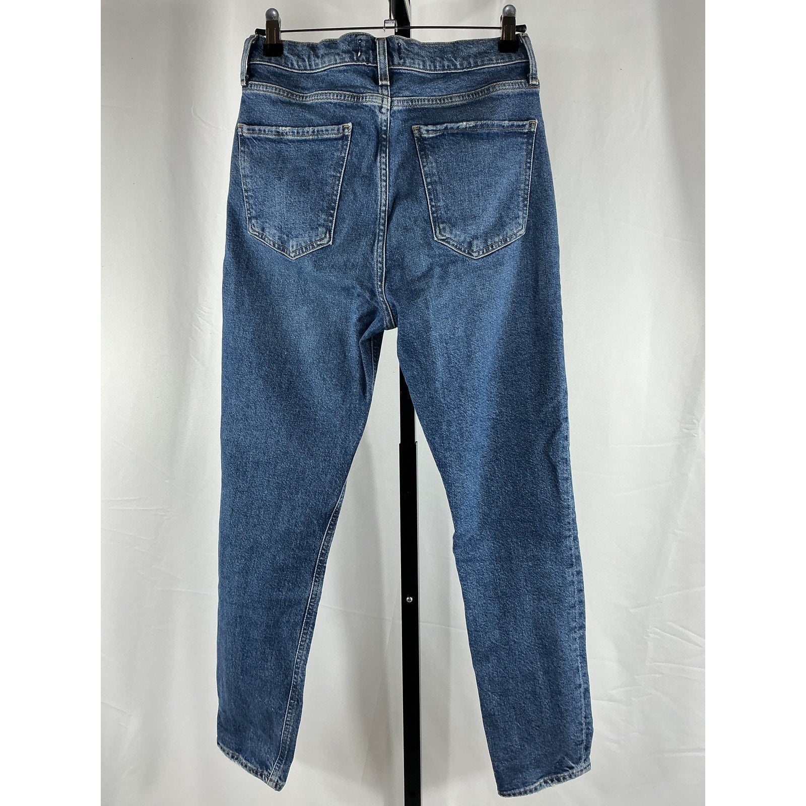 Agolde 'Nico' Blue Lyocell High Rise Slim Fit Jean Size 27