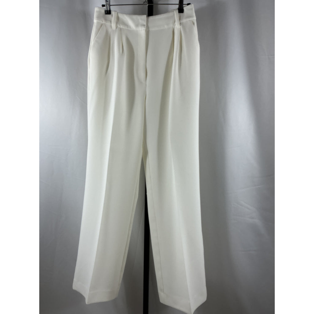 Favorite Daughter 'The Favorite' Ivory Polyester Pant Size 8