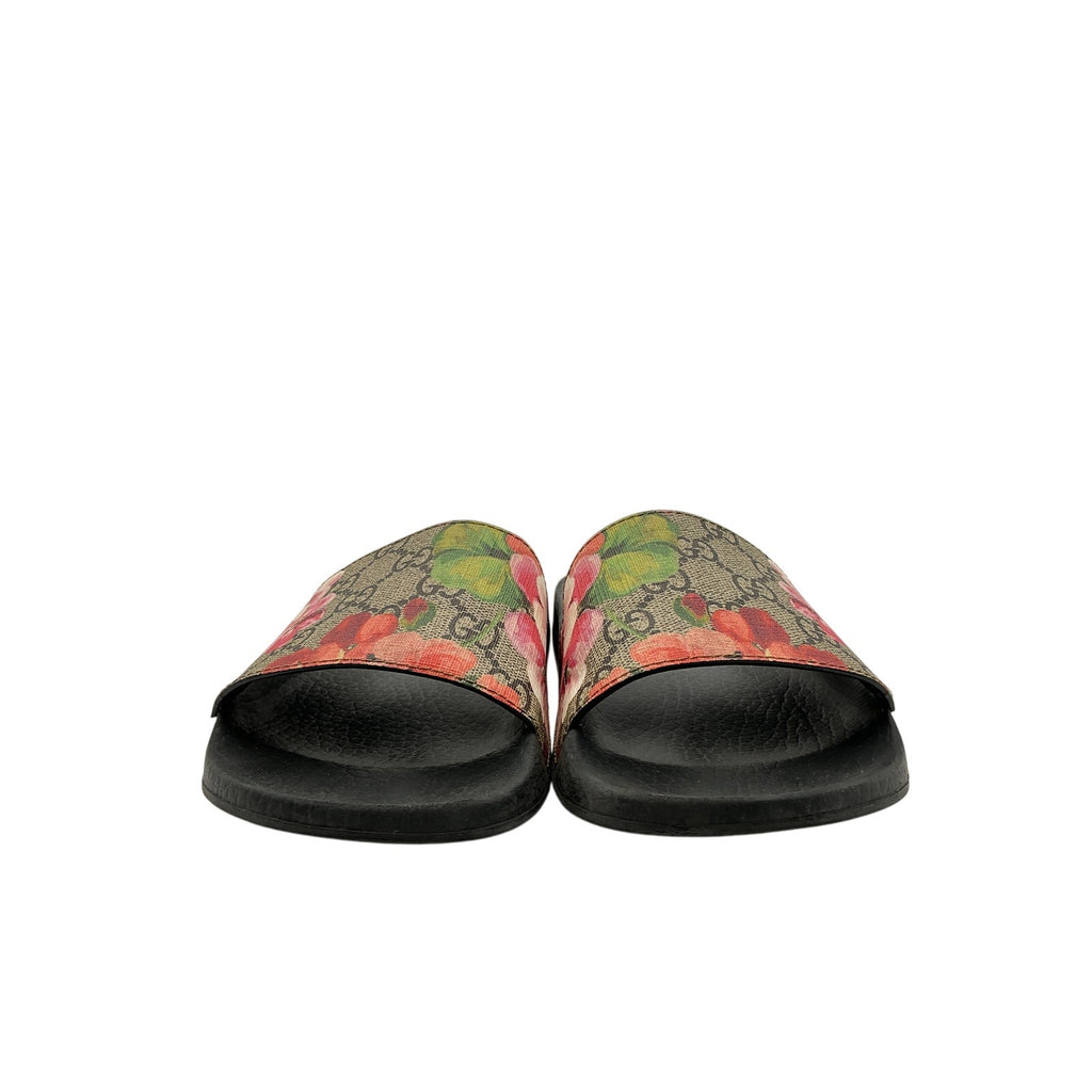 Gucci 'Pursuit' Black Leather Slide Sandal Size 6US / 36EU
