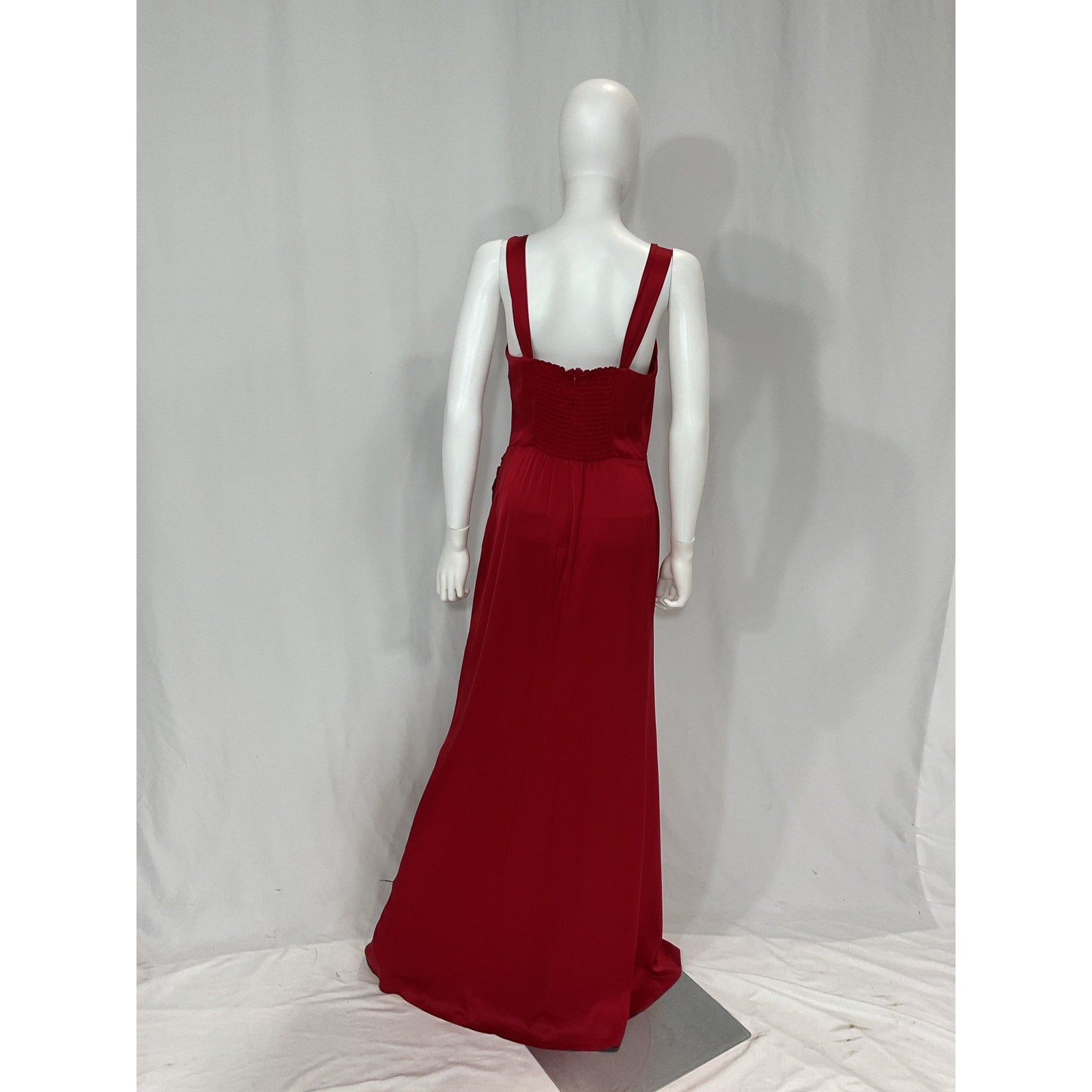 Reformation 'Isolene' Red Satin Dress Size 8