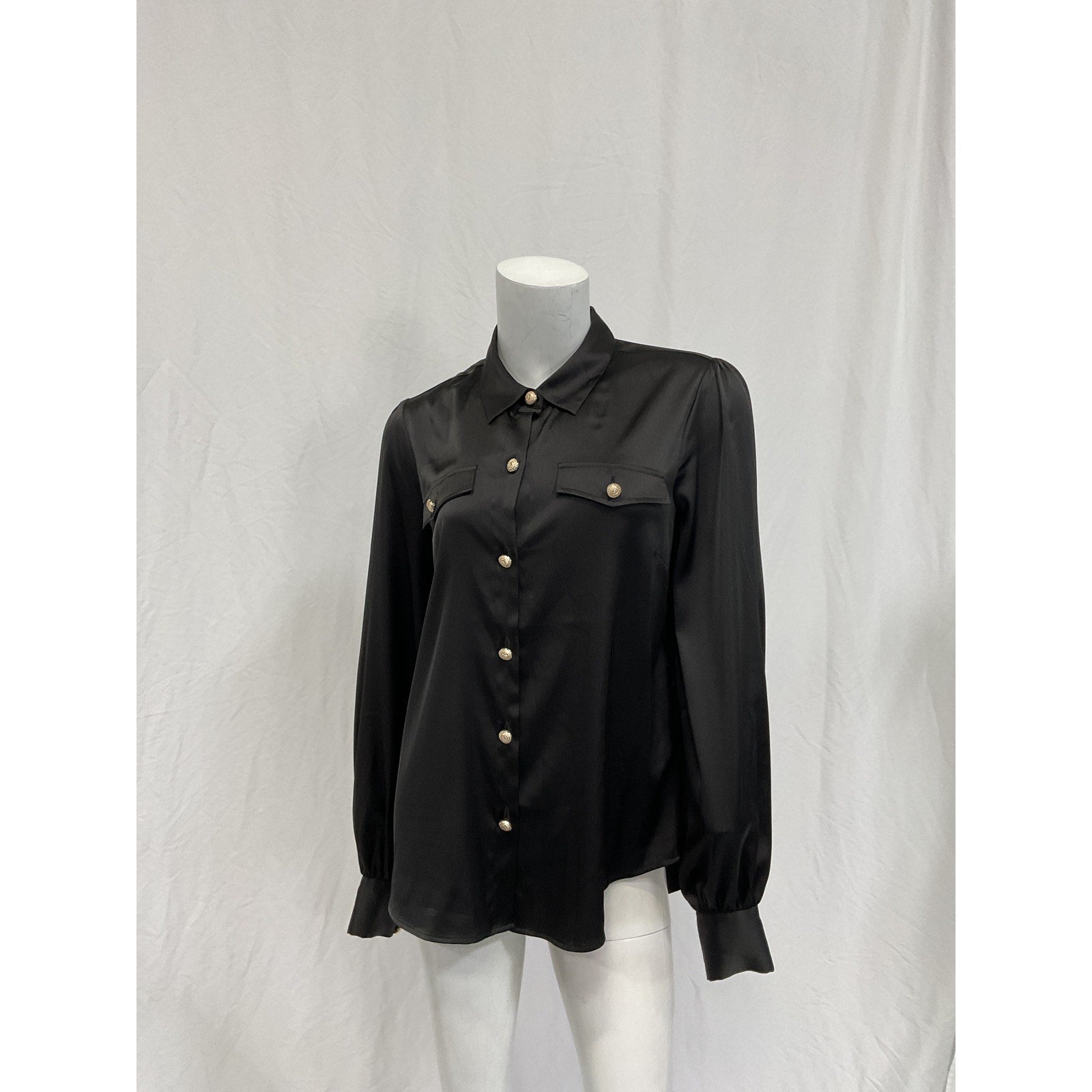 Generation Love 'Lennox' Black Polyester Blouse Size S
