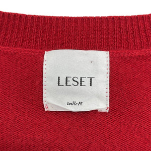 Leset Classic Brick Zoe V Neck Sweater Size M