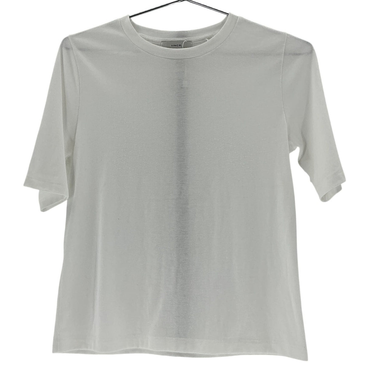 Vince Easy White Elbow-Sleeve T-Shirt Size XS
