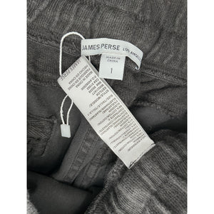 James Perse Washed Black Mixed Media Joggers Size 1