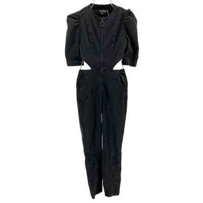 Retrofête Cutout Jet Black Kiara Jumpsuit Size S