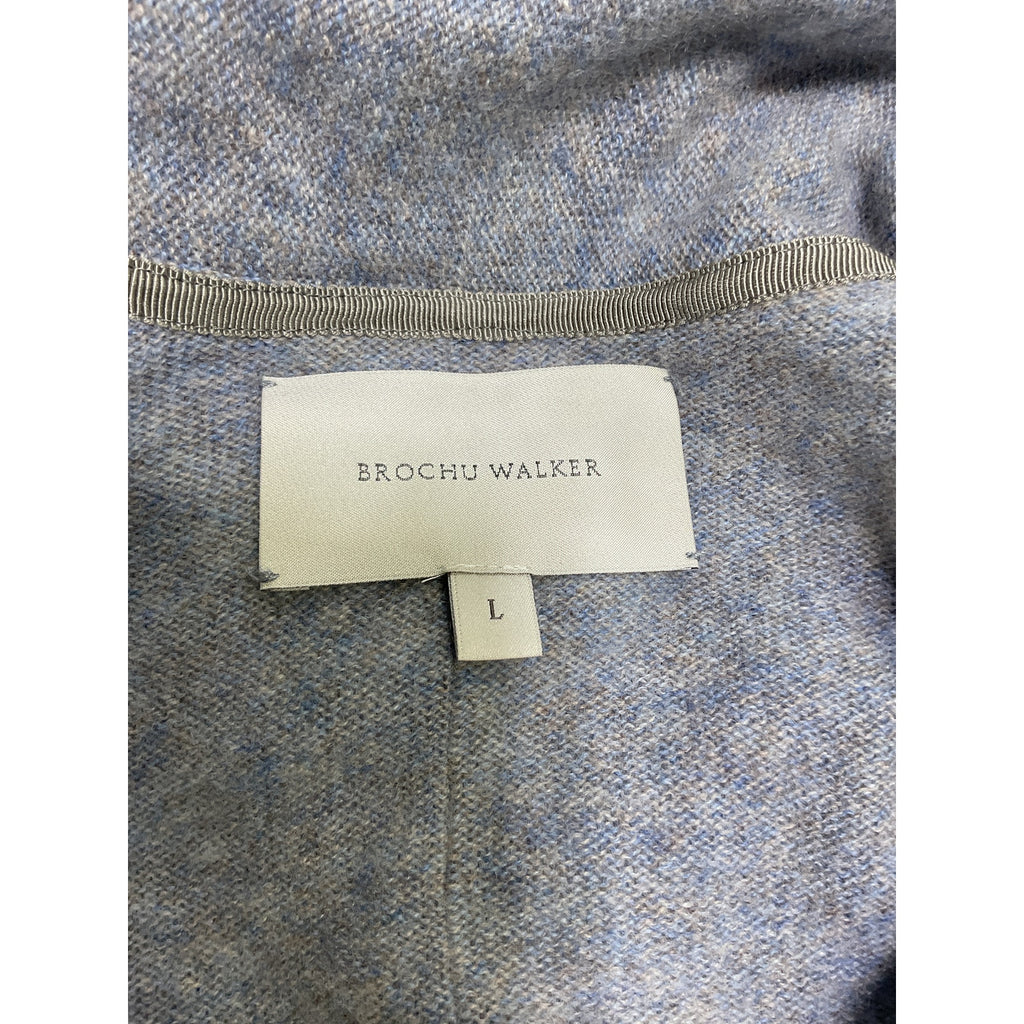 Brochu Walker 'Phinneas' Blue Cashmere Wrap Size L