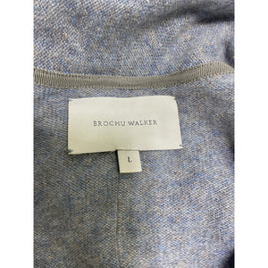 Brochu Walker 'Phinneas' Blue Cashmere Wrap Size L