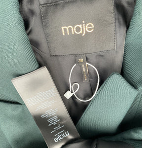 Maje Tailored Green Blazer Jacket Size 38/ US M