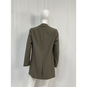 Allsaints 'Aleida' Green Polyester Tri Blazer Size 0