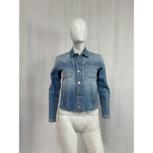 L'Agence 'Janelle' Blue Cotton Jacket Size S