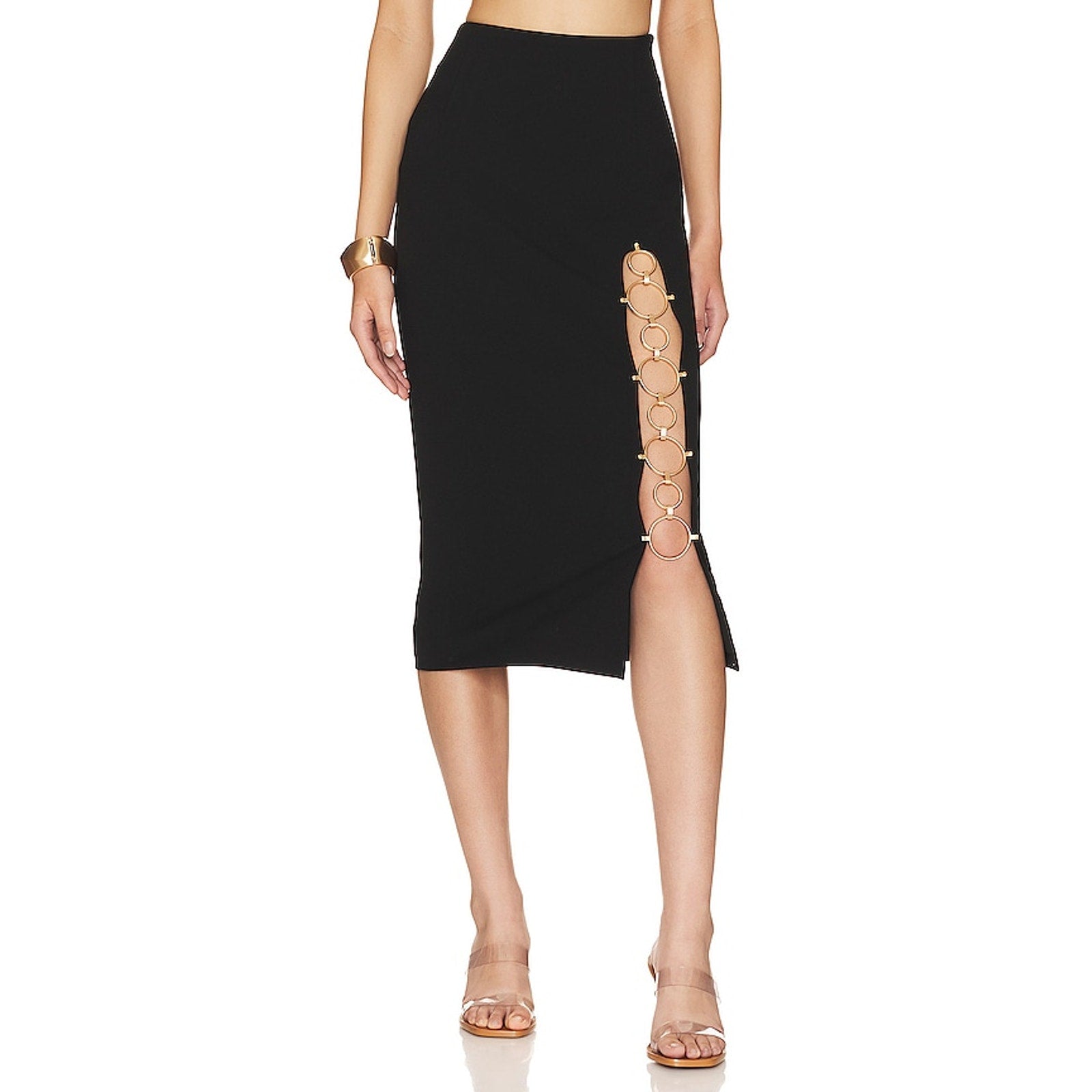 Cult Gaia 'Torielle' Black Ponte Skirt Size 2 - NWT