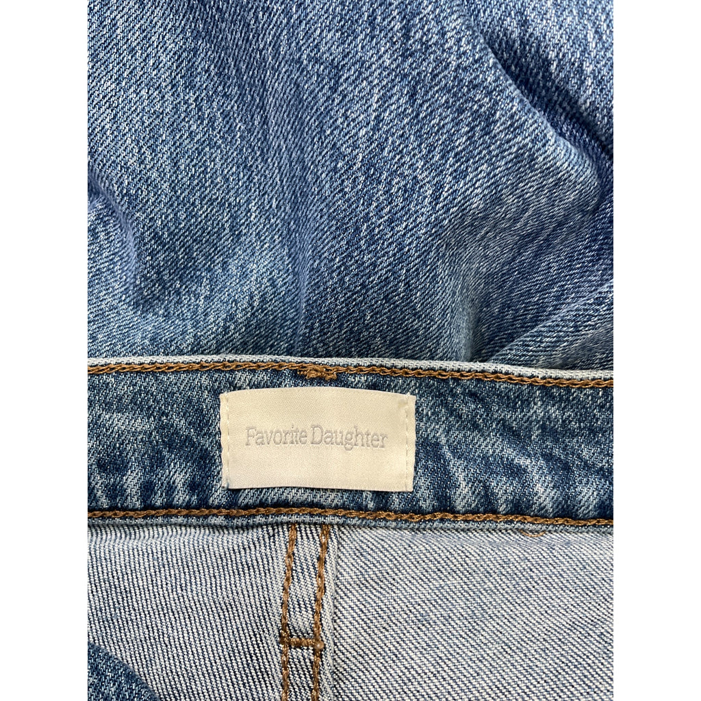 Favorite Daughter 'Valentina' Blue Cotton Flare Denim Jean Size 25