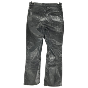 Rag & Bone Coated Black Casey Denim Jeans Size 27