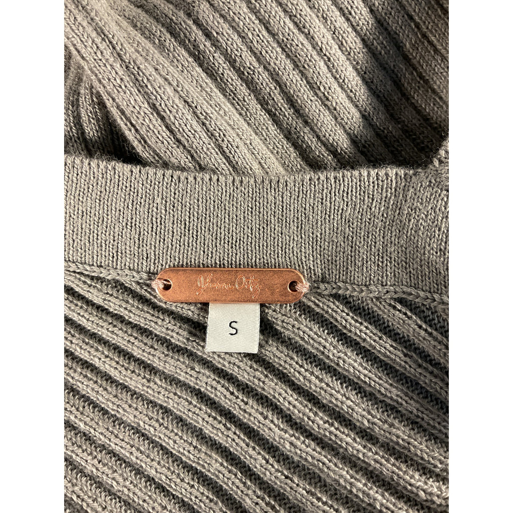 Johanna Ortiz 'Inca' Grey Cotton-Alpaca Knitwear Set Size S