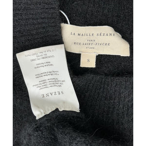 Sézane Belted Black Enola Dress Size S