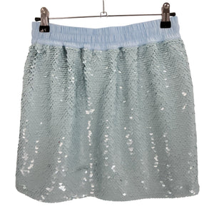 Cinq à Sept Sequin Blue Esti Skirt Size XS