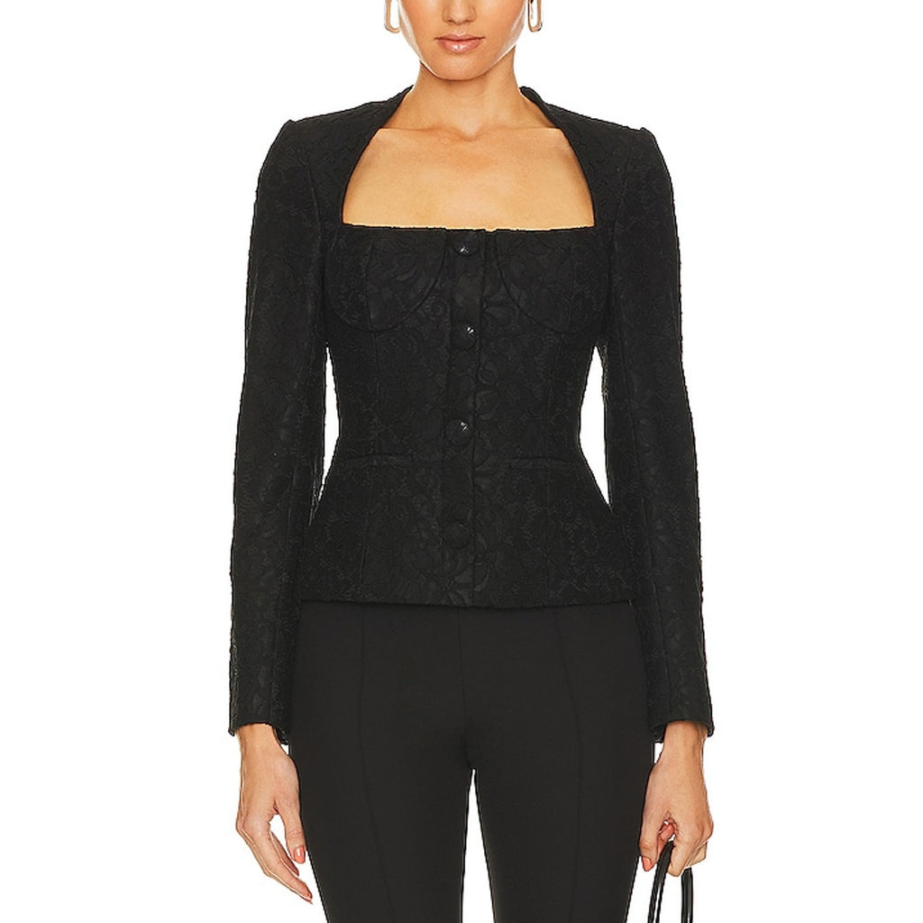 Cami Nyc 'Samira' Black Blazer Top Size 4